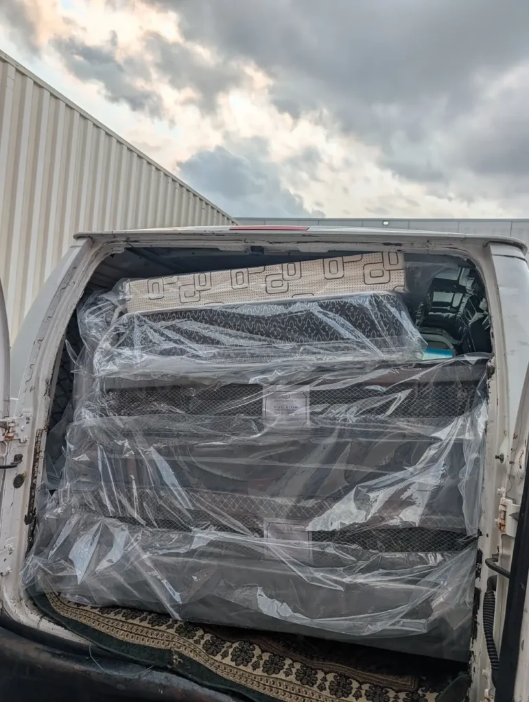 Mattresses in Newmarket — factory-direct mattresses wrapped and ready for delivery