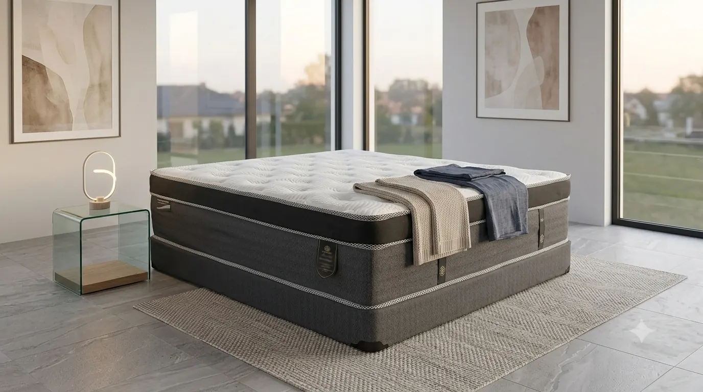 Mattresses in Port Hope — queen mattress in a bright bedroom with a city view