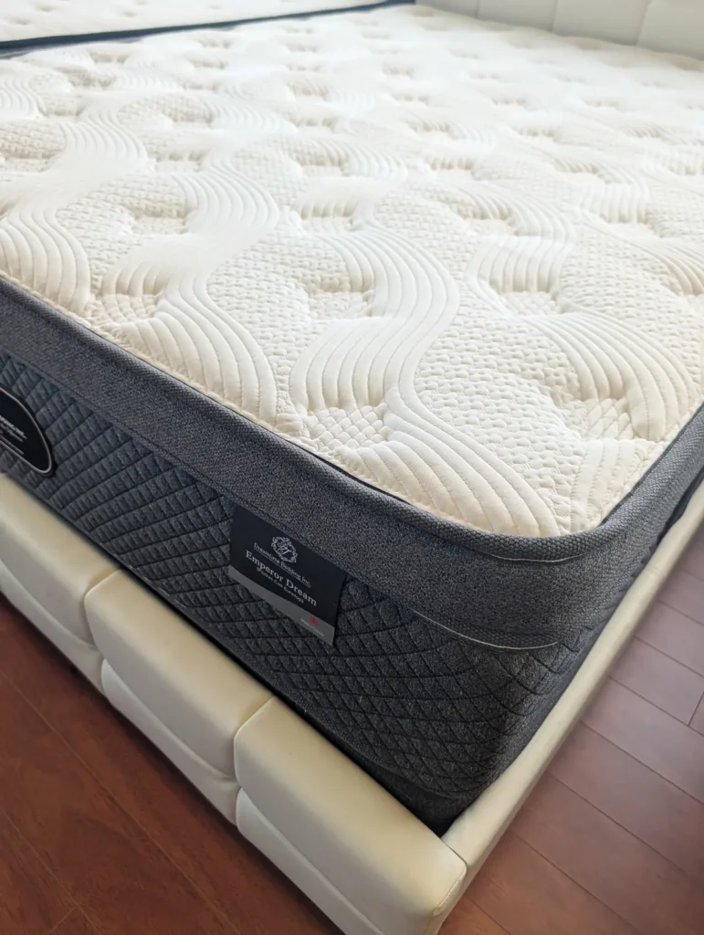Mattresses in Port Hope — close-up of quilted mattress top and support layer