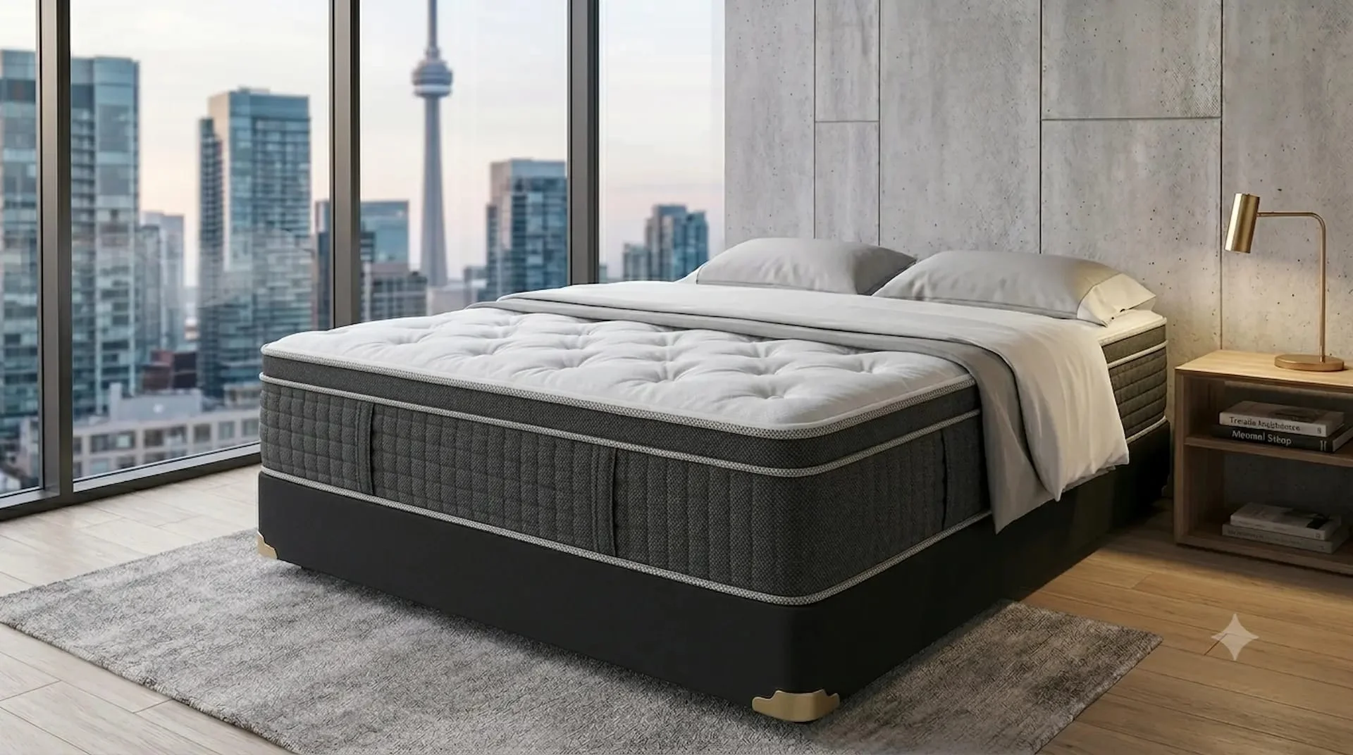 Mattresses in Whitby — Canadian-made queen mattress ready for delivery