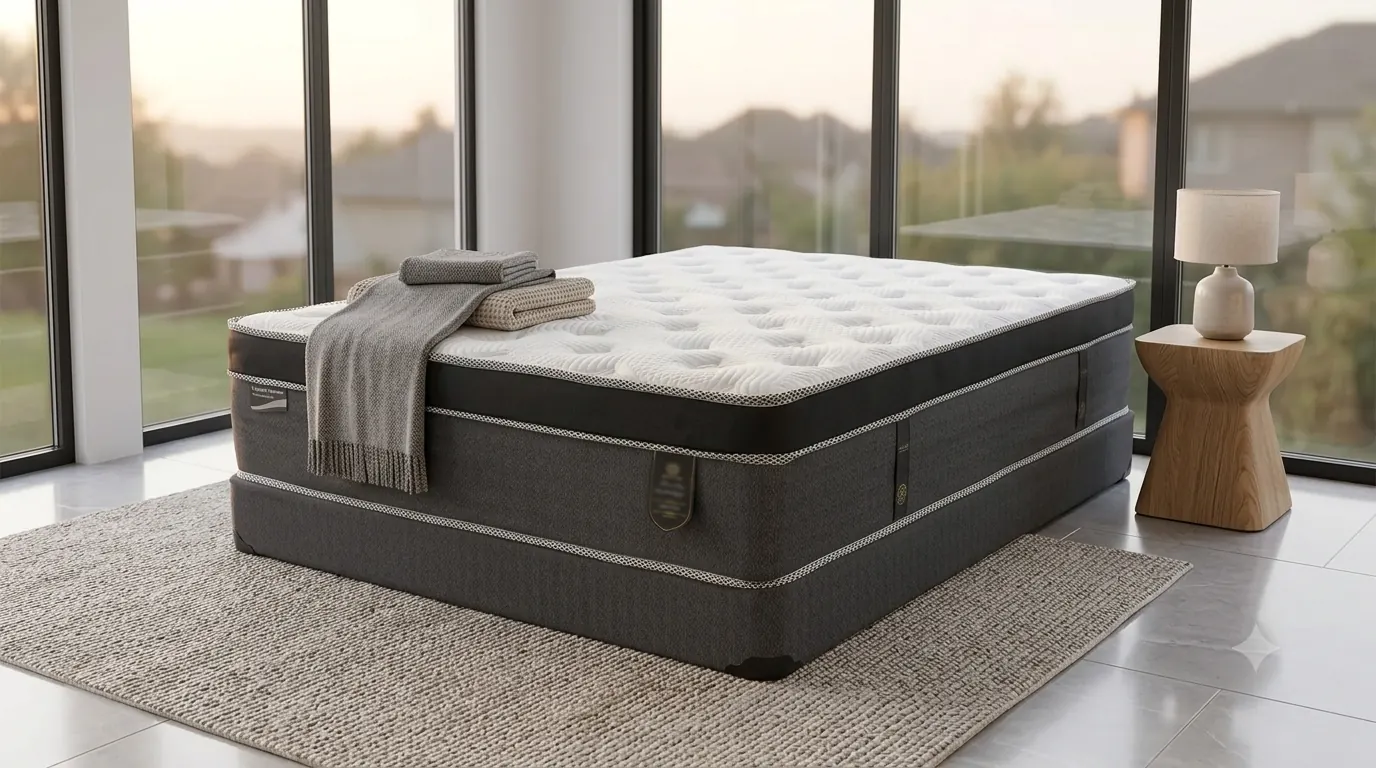 Mattresses in Whitchurch-Stouffville — queen mattress in a bright bedroom at sunset