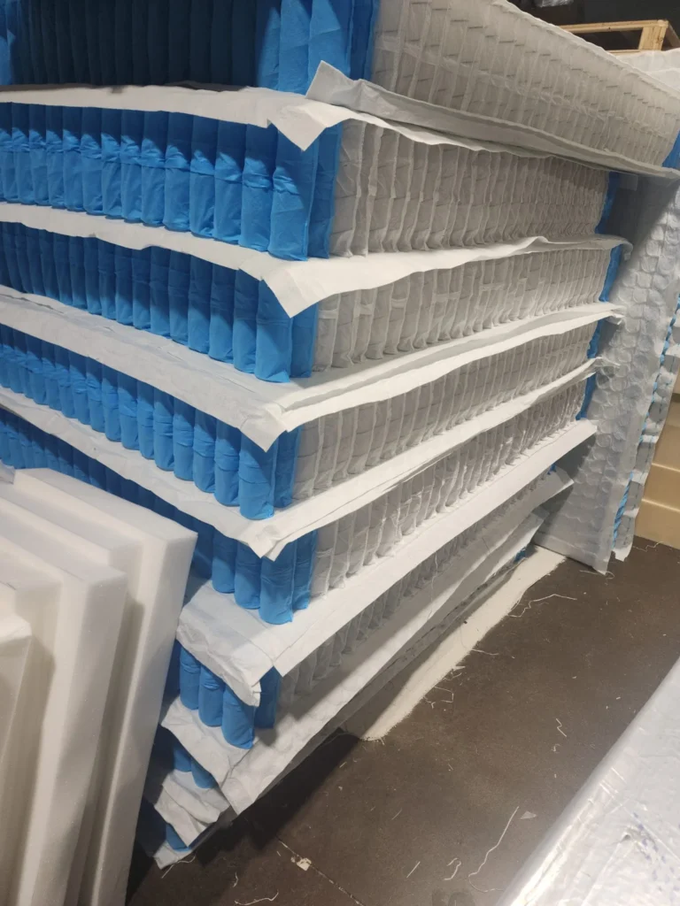 Pocket coil mattresses ready for Whitby delivery
